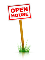 Image showing Sign - Open House