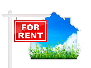 Image showing For Rent Sign