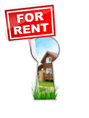 Image showing For Rent Sign