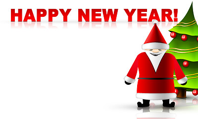 Image showing Christmas and New Year background