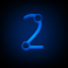 Image showing Neon Letter 2