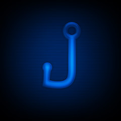 Image showing Neon Letter J