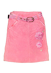 Image showing Pink children girl skirt isolated