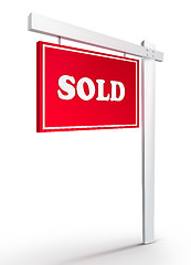 Image showing Real Estate Sign – Sold