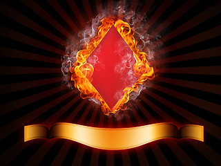 Image showing Diamonds Card