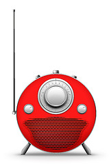 Image showing Red Radio
