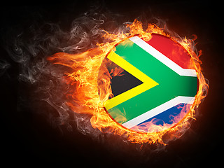 Image showing Republic of South Africa Flag