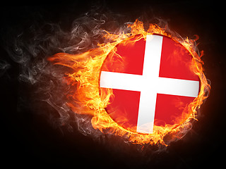 Image showing Denmark Flag