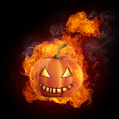 Image showing Halloween Pumpkin