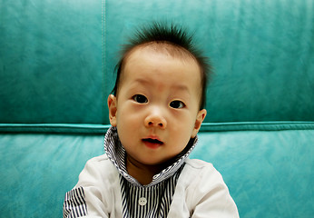 Image showing Young Asian baby