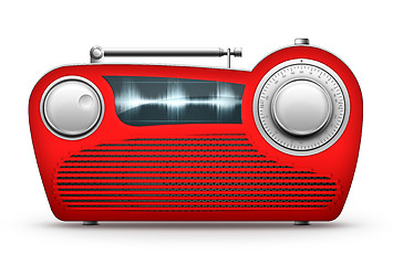 Image showing Red Radio