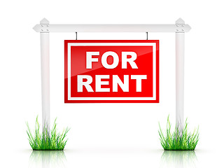 Image showing For Rent Sign