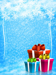 Image showing Christmas and New Year background