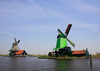 Image showing Dutch mills