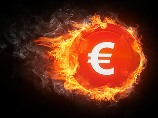 Image showing Sign Euro