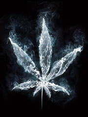 Image showing Marijuana in Smoke