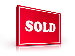 Image showing Real Estate Sign – Sold