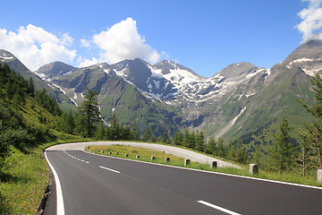 Image showing Alpine road