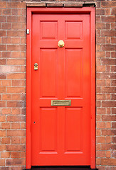 Image showing Red door