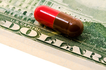 Image showing Medicines and money