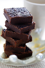 Image showing chocolate brownie