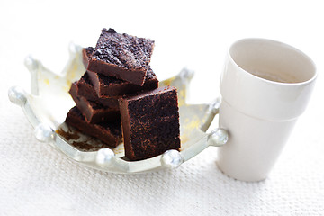 Image showing chocolate brownie