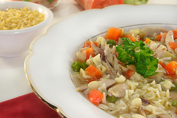 Image showing Chicken soup