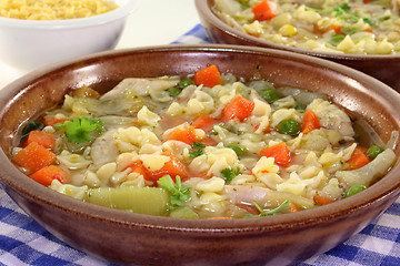 Image showing Chicken soup