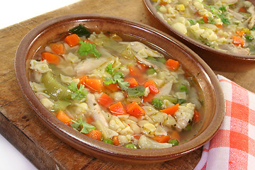 Image showing Chicken soup