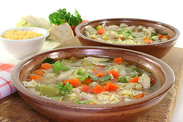 Image showing Chicken soup