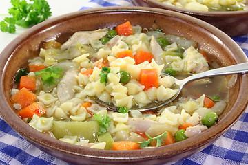 Image showing Chicken soup