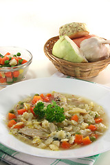 Image showing Chicken soup