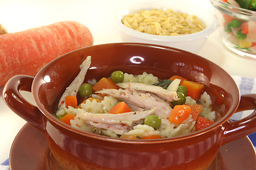 Image showing Chicken soup