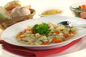 Image showing Chicken soup