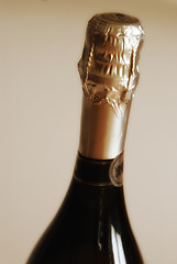 Image showing Champagne bottle