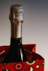 Image showing Champagne bottle