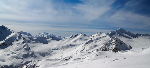 Image showing Panorama Caucasus Mountains