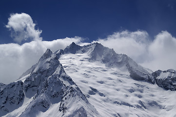 Image showing Mountain glacier