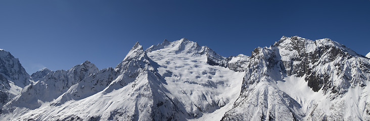 Image showing Caucasus Mountains. Panorama