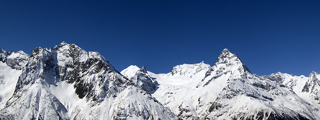 Image showing Panorama Caucasus Mountains