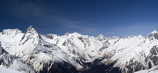 Image showing Panorama Caucasus Mountains