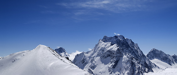 Image showing Panorama Caucasus Mountains