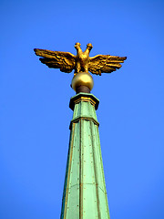 Image showing Statue of an eagle