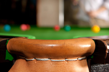 Image showing Snooker pocket