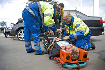 Image showing EMS team at work