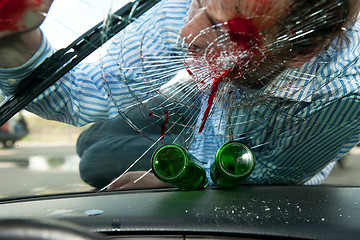 Image showing Drinking and Driving