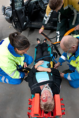 Image showing First aid