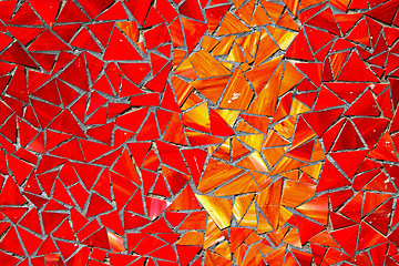 Image showing Red mosaic