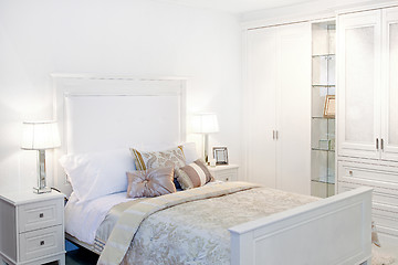 Image showing White bedroom