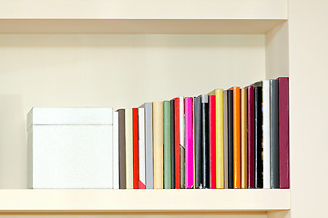 Image showing Colorful books